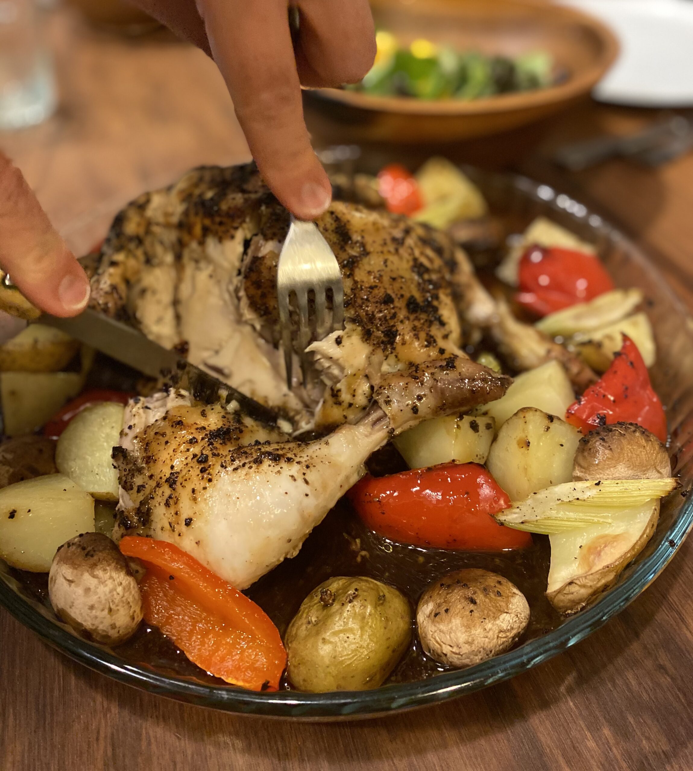 【レシピ】鶏の丸焼き