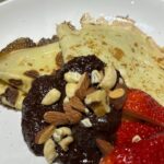 甘酒カカオクリームクレープ作りのワークショップ